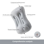 🛏️ BISINNA Inflatable Travel Pillow – Built-in Pump, Compact & Portable