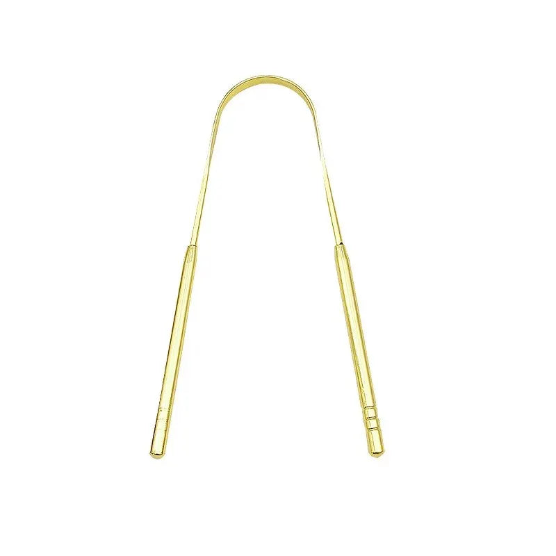 👅 Stainless Steel Tongue Scraper – U-Shaped for Fresh Breath