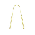 👅 Stainless Steel Tongue Scraper – U-Shaped for Fresh Breath