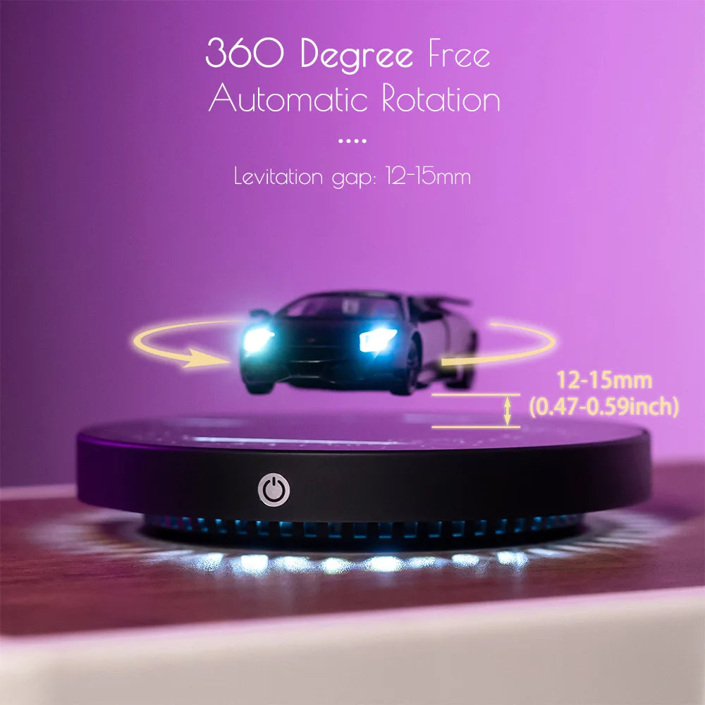 🚗 Magnetic Levitating Floating Car | 360° Rotating Decoration Display 🌀