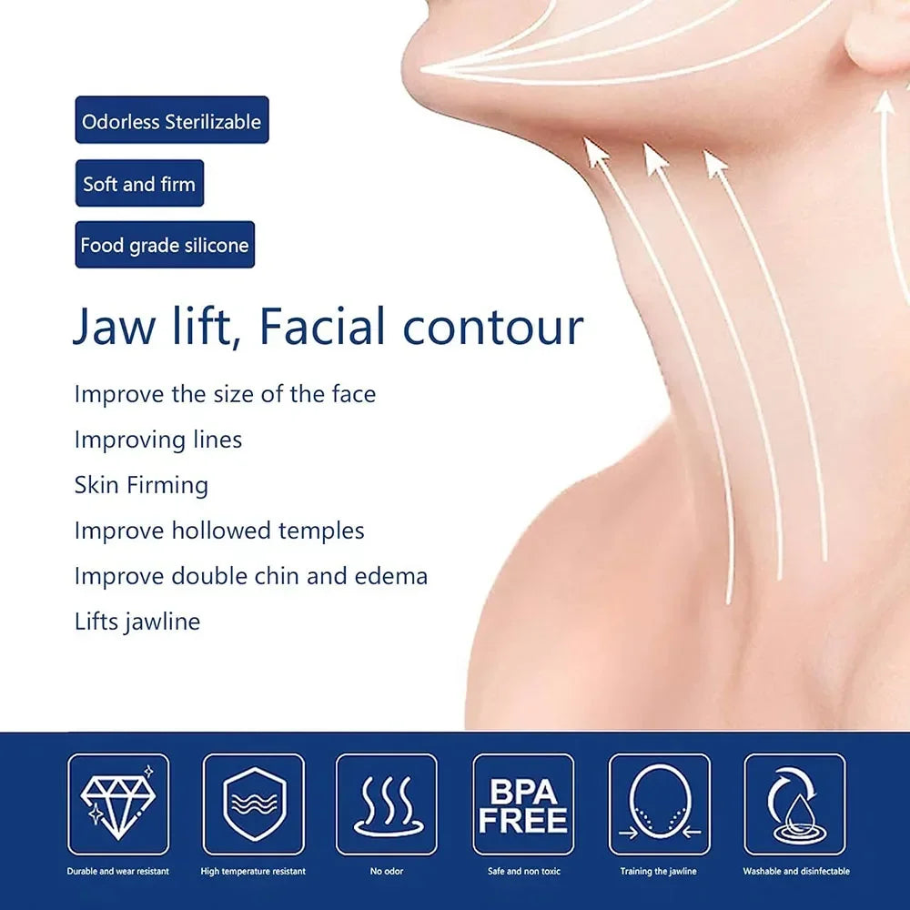 💪 Jaw Exerciser & Face Slimming Tool | Define Your Jawline & Reduce Double Chin