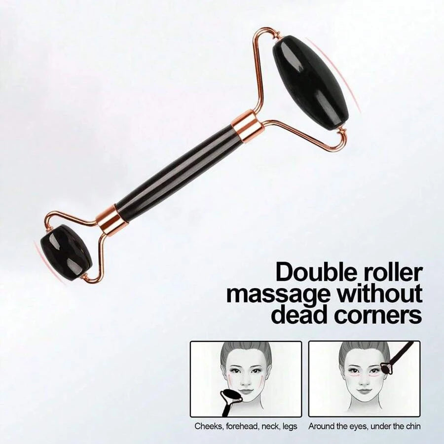 ❄️ 1/2/3pcs Ice Face Roller Facial Skincare Set – GuaSha & Face Massage Roller