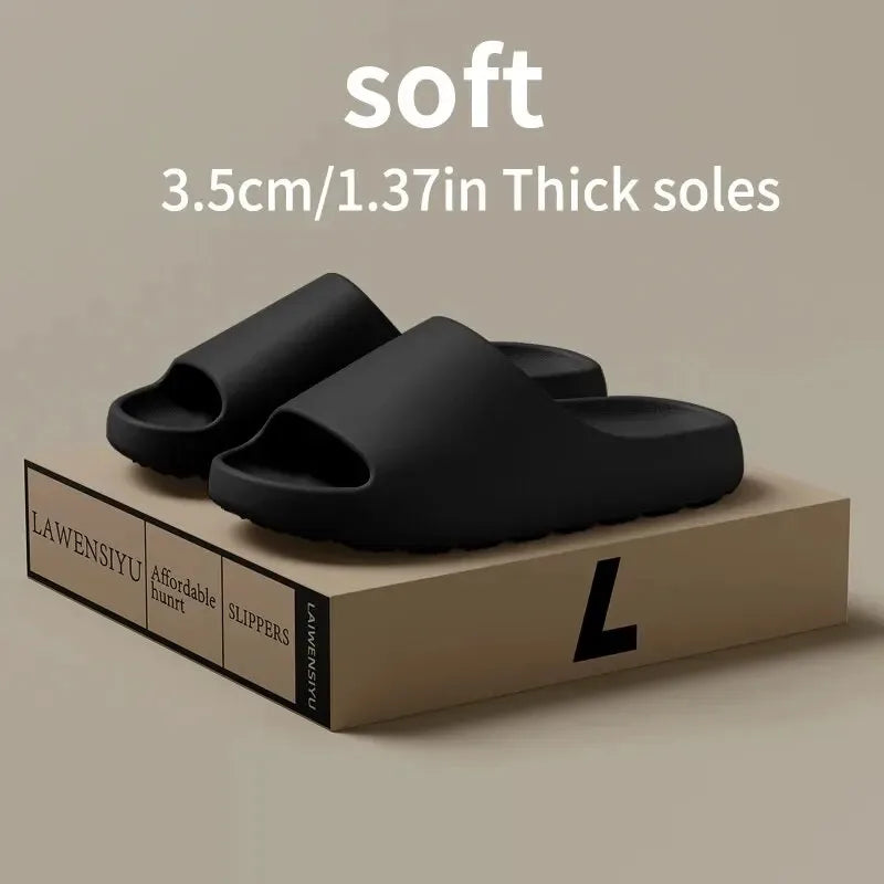 👟 EVA Lightweight Anti-Slip Slides – Men’s Summer Slippers