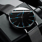 ⌚ Fashion Ultra-thin Men’s Business Watch – Steel Mesh Band Quartz Watch