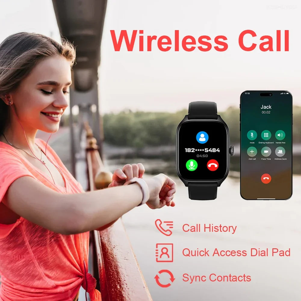 KESHUYOU Smart Watch – Fitness & Activity Tracker