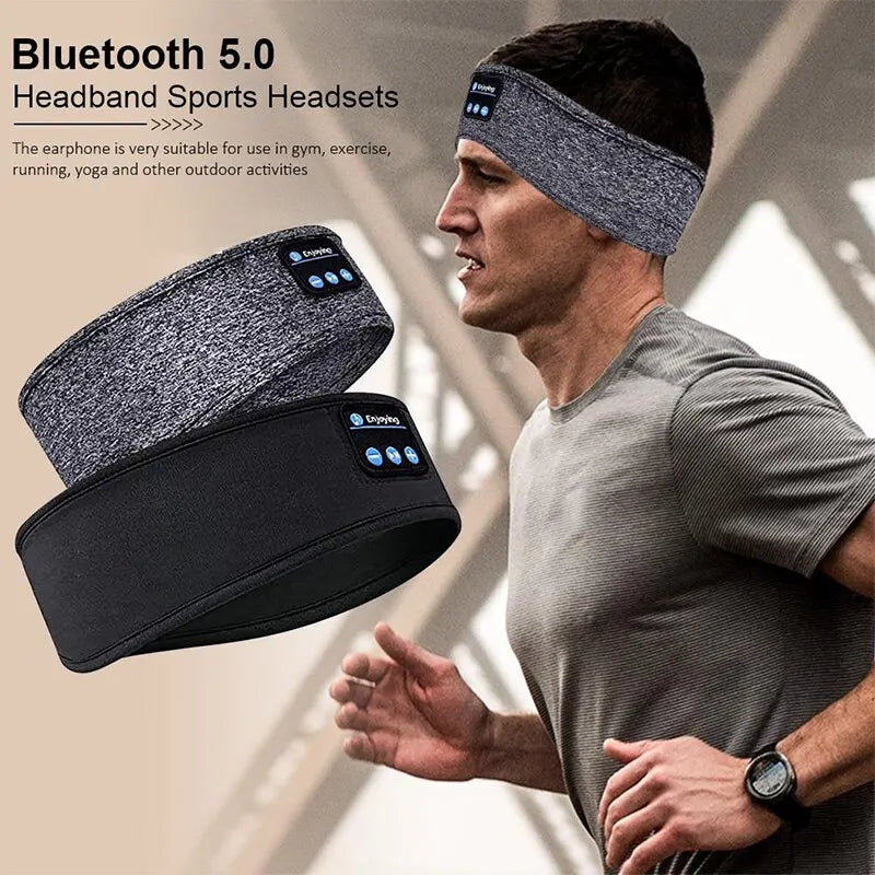 🎧 Diadema Bluetooth Inalámbrica 🎶 | Música y Comodidad para Deporte o Dormir 😴