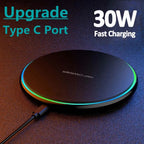 ⚡ VIKEFON 30W Fast Wireless Charging Pad Stand