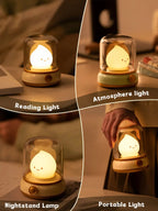 Flameless LED Lamp | USB-Powered Night Light with Realistic Flame Effect