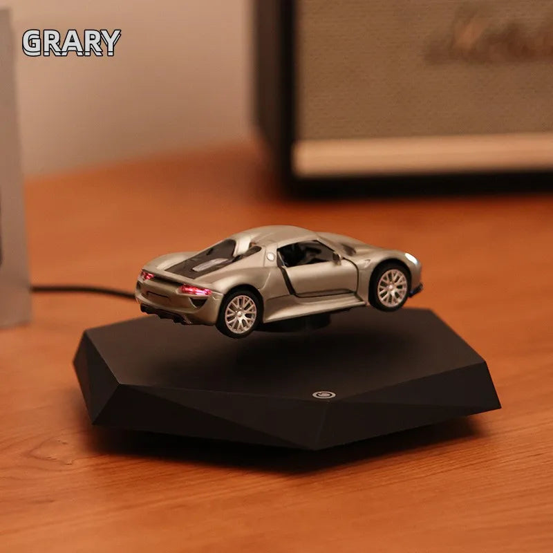🚗 Magnetic Levitating Floating Car | 360° Rotating Decoration Display 🌀