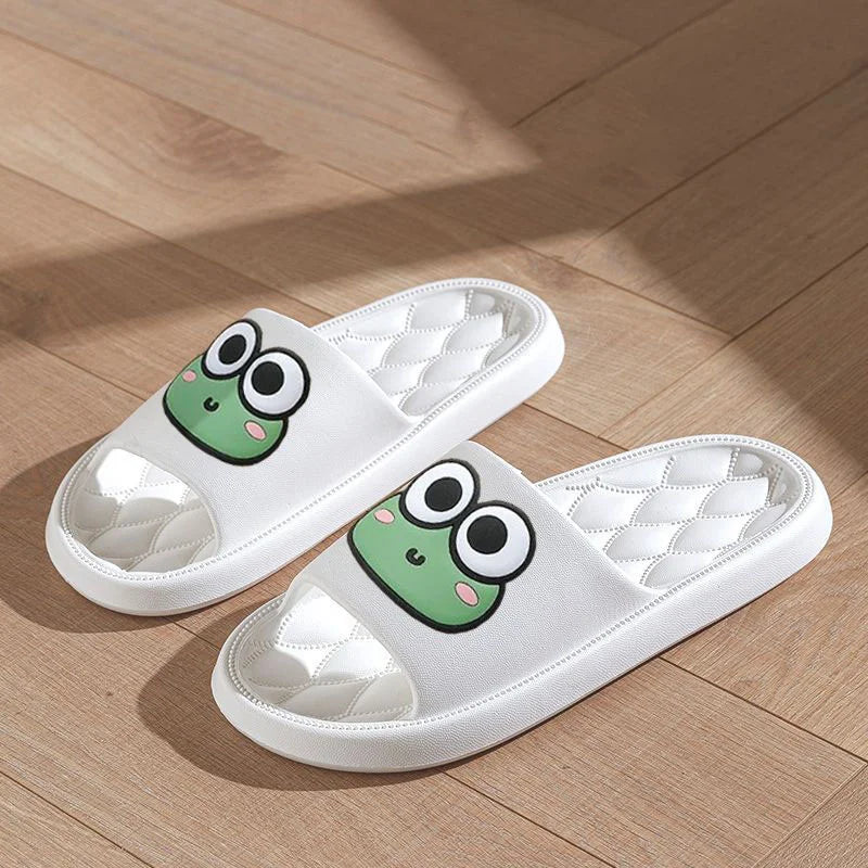 🐸 Summer Cartoon EVA Slides – Indoor/Outdoor Slippers