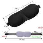 😴 3D Contoured Eye Mask for Sleeping – Lightweight & Comfortable Sleep Blindfold