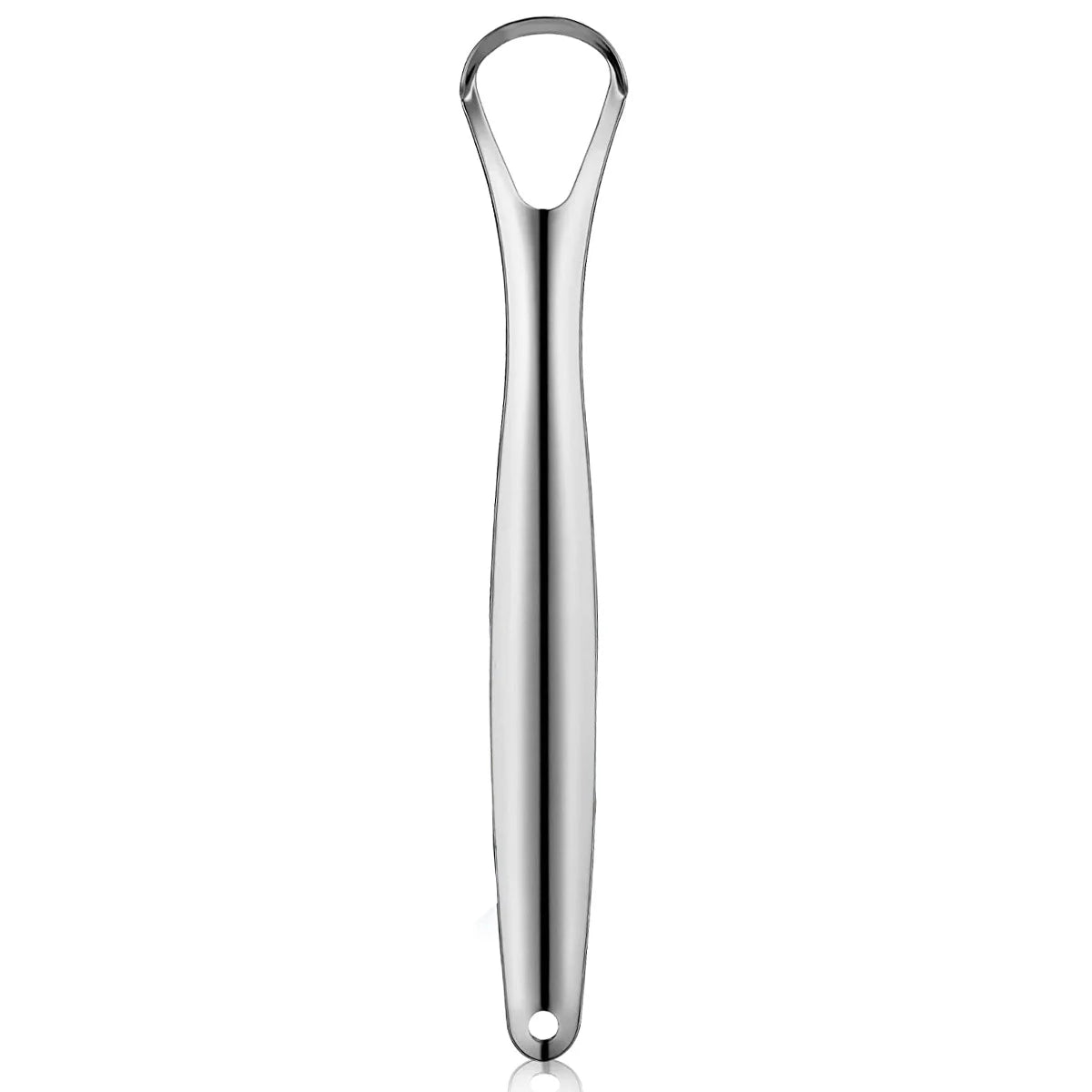 👅 Premium Stainless Steel Tongue Scraper – Cleaner for Adults & Kids