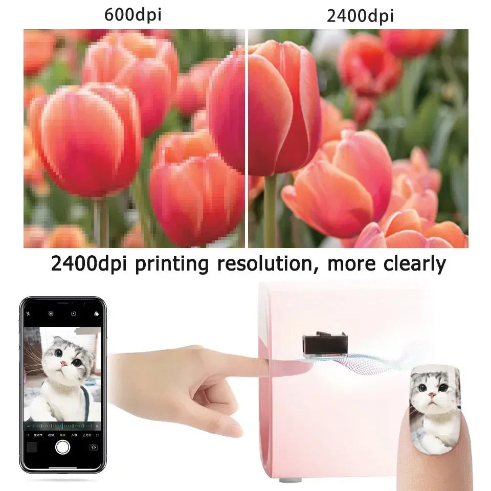 💅 OUCEY Smart Nail Printer – AI Nail Art Machine with High-Resolution Printing