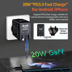 ⚡ GaN USB-C Charger 20W 🔌