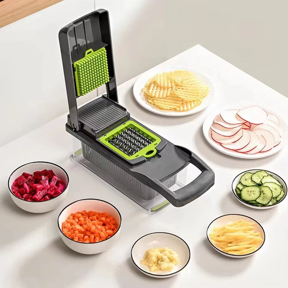 🥗 Fruit & Vegetable Slicer & Grater | Safe, Lightweight & Easy to Use