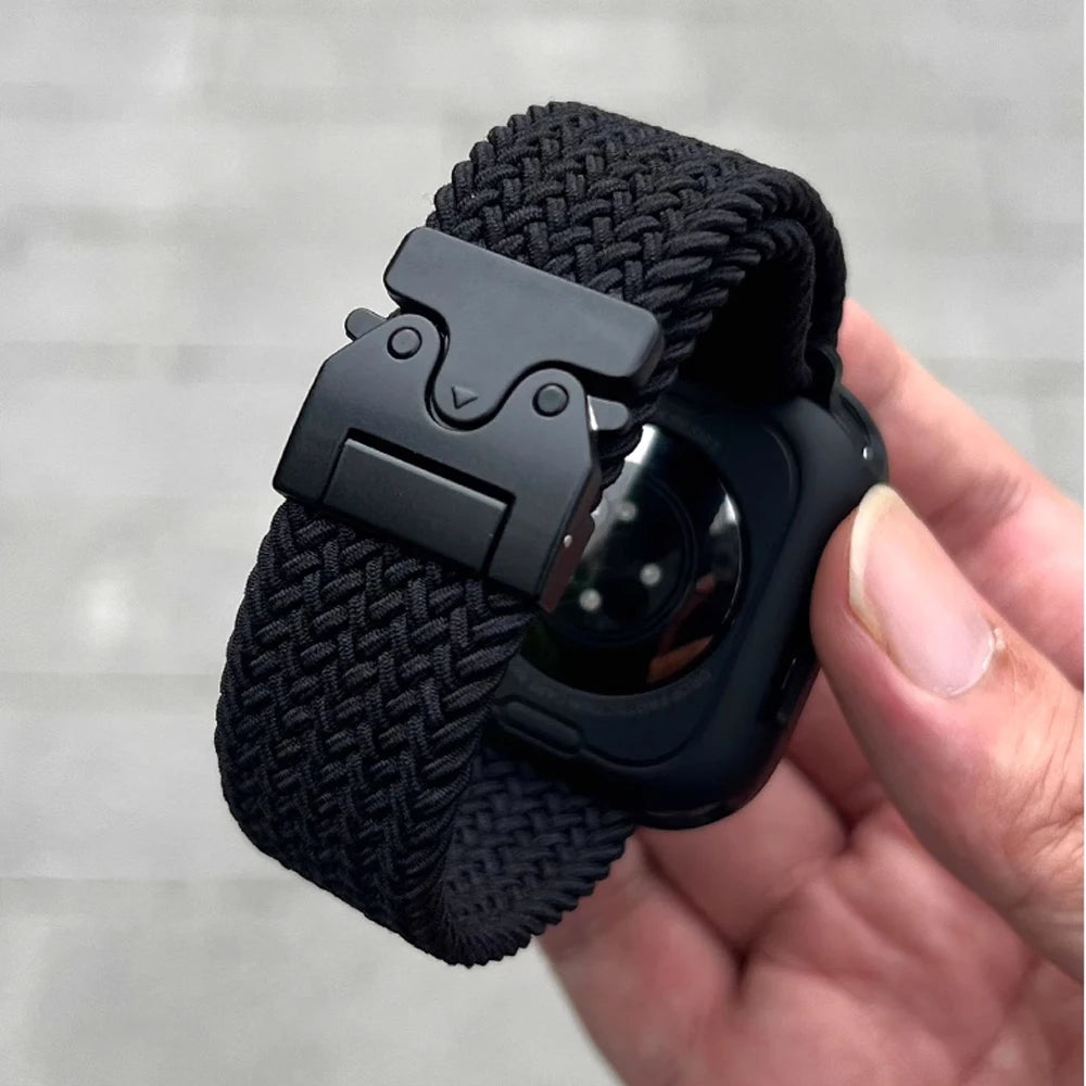 ⛓Braided Paracord Strap for Apple Watch | Durable, Adjustable & Stylish ⌚