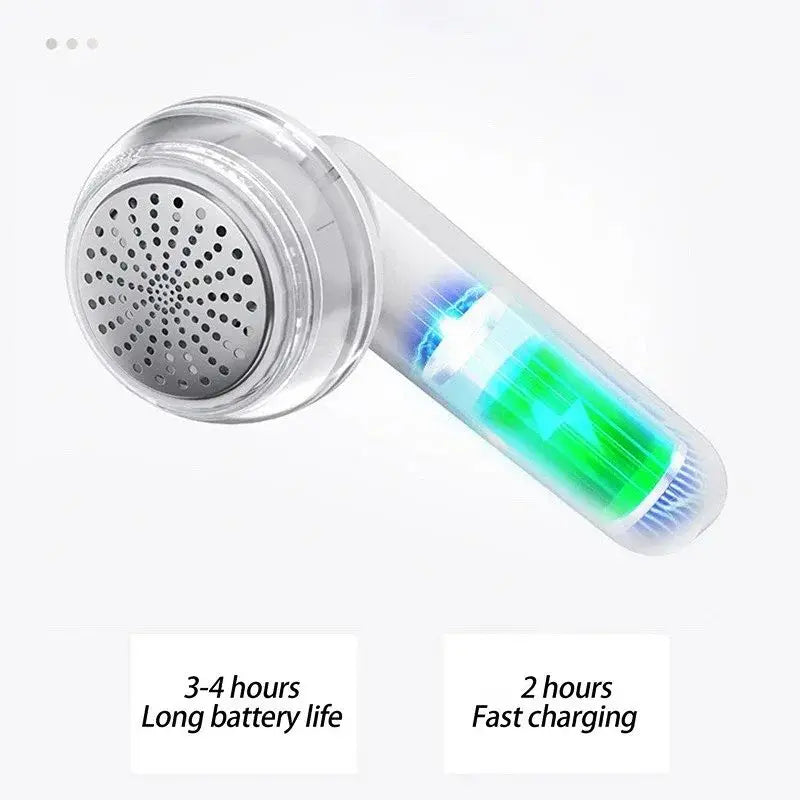 👕 BOUSSAC Electric Lint Remover – Rechargeable Fabric Shaver & Sweater Defuzzer