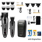 ✂️ Kemei Professional Hair Clippers & Shavers – Rechargeable Electric Grooming Tools