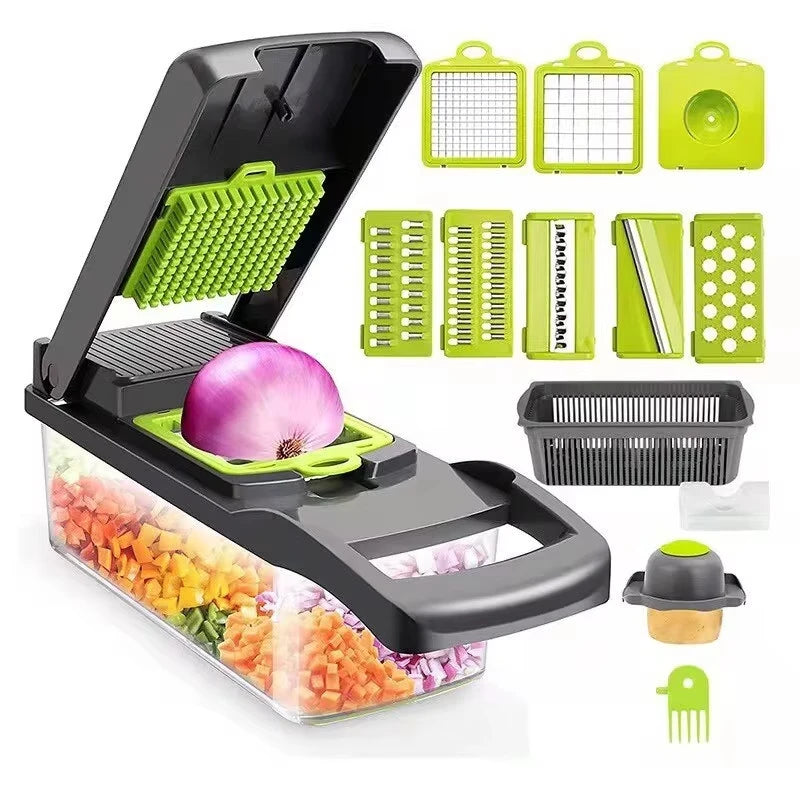 🥗 Fruit & Vegetable Slicer & Grater | Safe, Lightweight & Easy to Use