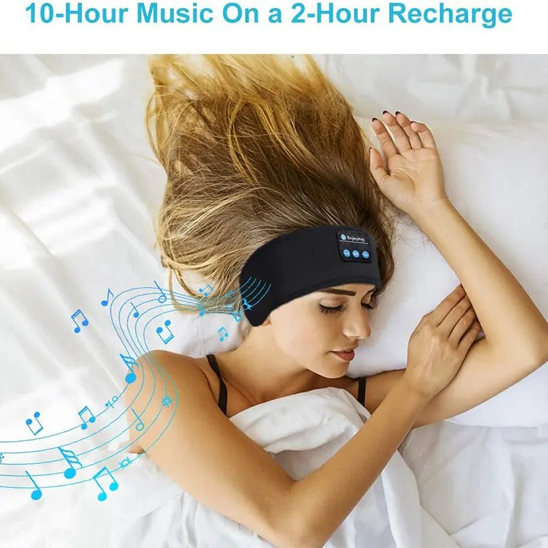 🎧 Diadema Bluetooth Inalámbrica 🎶 | Música y Comodidad para Deporte o Dormir 😴