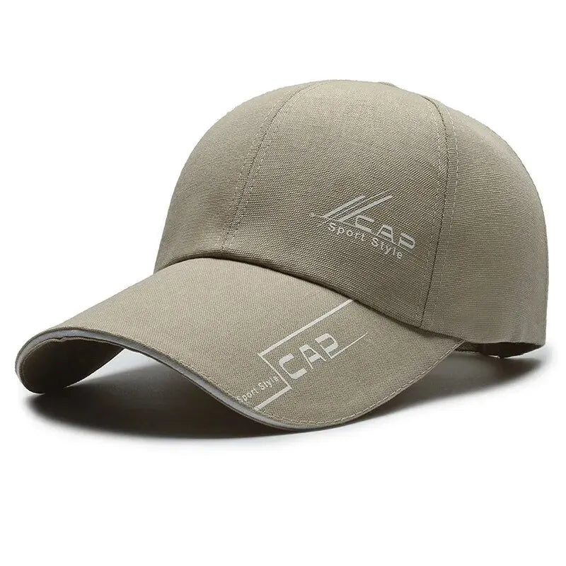 🧢 Summer Long Brim Baseball Cap – Unisex Outdoor Sun Protection Hat
