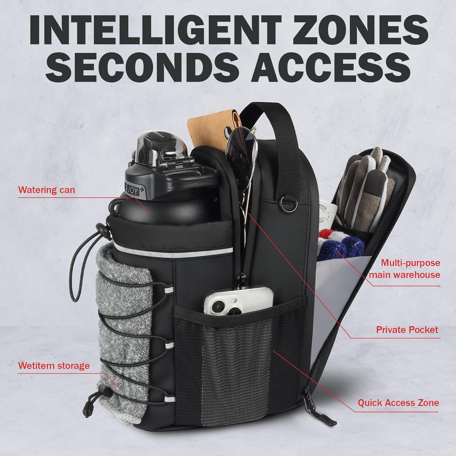 🏋️‍♂️ Magnetic Gym Bag – Compact, Strong & Functional