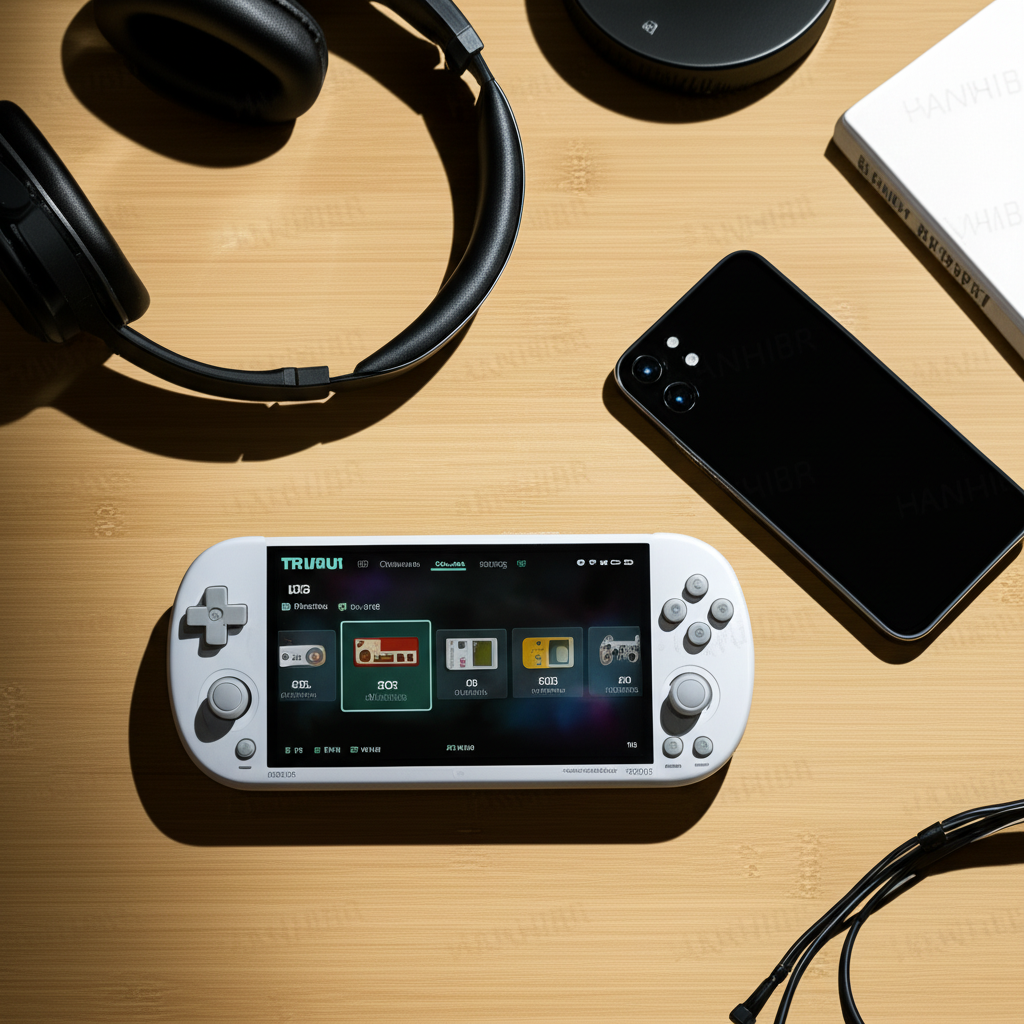 🎮 Consola Retro Portátil Trimui Smart Pro 🌈 | Pantalla IPS 4.96" + Joystick + RGB 💾