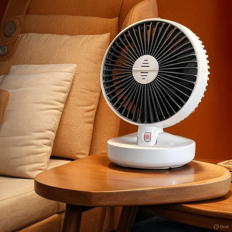 🌬️ HAOYUNMA 2024 3-in-1 Multifunctional Portable Fan – Rechargeable Wall-Mounted & Desktop with Night Light