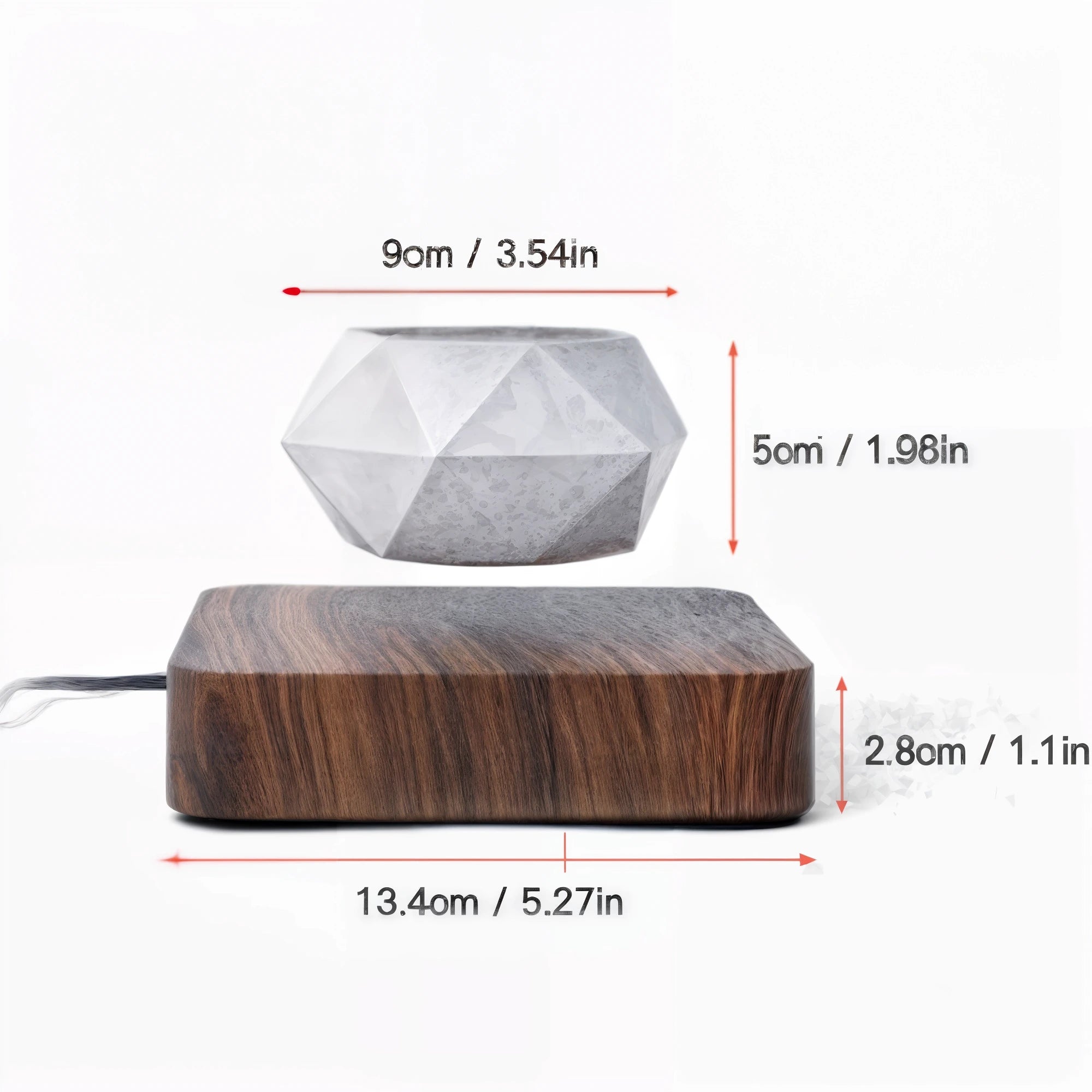 🌱Levitating Magnetic Plant Pot – Floating Mini Bonsai Display