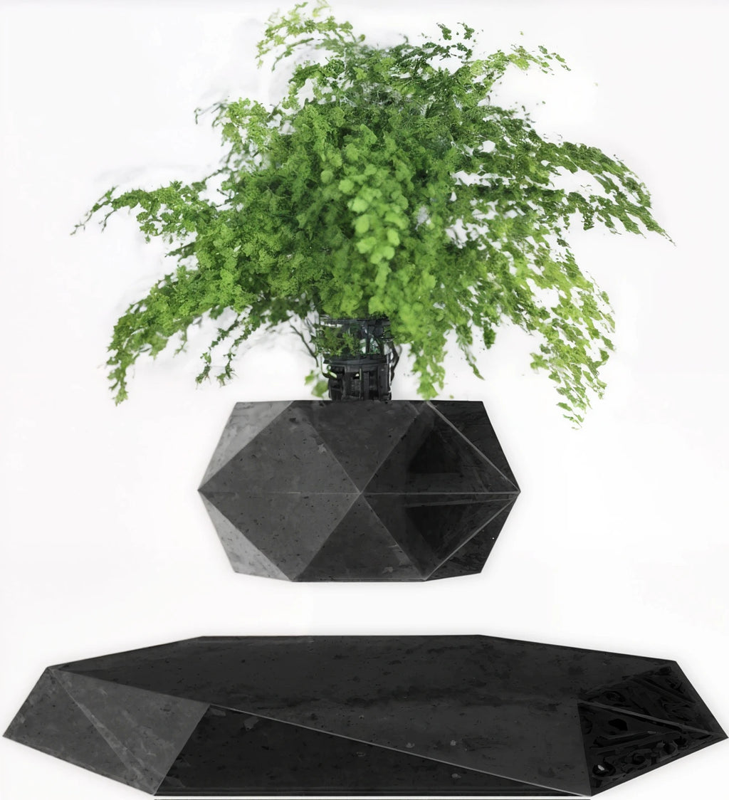 🌱Levitating Magnetic Plant Pot – Floating Mini Bonsai Display